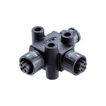 Amphenol Tee 5 Pole Socket Adapter