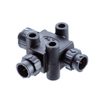 Amphenol Tee 5 Pole Socket Adapter