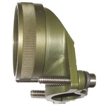 Amphenol, BS1Size 8 Right Angle Circular Connector Backshell With Strain Relief, For Use With Group L Connector