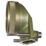 Amphenol, BS1Size 14 Right Angle Circular Connector Backshell With Strain Relief, For Use With Group N Connector