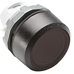 ABB Round Black Push Button Head - Momentary Modular Series, 22mm Cutout, Round