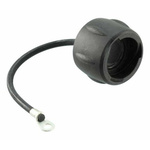 Souriau UTS Female Dust Cap, Shell Size 12 IP68 Rated, Polyamide