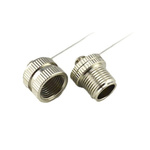Bulgin M12 Male Dust Cap, Shell Size M12 IP67 Rated, with Nickel Finish, Brass