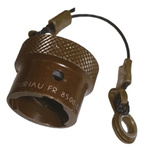 Souriau 851 MIL-C-26482 G Series 1 Male Dust Cap, Shell Size 8, Metal