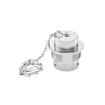 Amphenol Industrial Duramate AHDM Circular Connector Dust Cap, Shell Size 18 IP67 Rated, with Nickel Finish, Aluminium