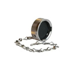 Souriau UTO Female Dust Cap, Shell Size 14 IP69K Rated, with Nickel Finish