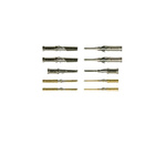 Bulgin Solder Circular Connector Contact, Wire Size 16 - 20 awg