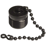 Amphenol 97 MIL-DTL-5015 Socket Dust Cap, Shell Size 16 IP66 Rated, with Olive Drab Cadmium Finish, Aluminium