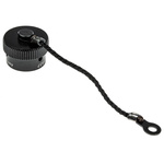Amphenol 62GB MIL-DTL-26482 Plug Dust Cap, Shell Size 10, with Zinc Cobalt Finish, Aluminium
