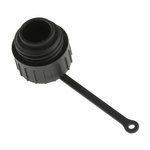 Amphenol Eco-Mate Plug Dust Cap, Shell Size 2 IP65 Rated, Nylon