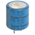 KEMET 0.47F Supercapacitor EDLC -20 → +80% Tolerance, Supercap FG 5.5V dc, Through Hole