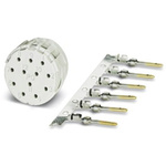 Male Connector Insert 12 Way for use with Circular Connector