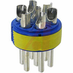 Male Connector Insert size 24 7 Way for use with 97 Series Standard Cylindrical Connectors