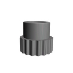 TE Connectivity Male Circular Connector Dust Cap, Shell Size 2.5, PBT