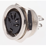 RS PRO 5 Pole Din Socket, 4A, 100 V ac, Female, Panel Mount