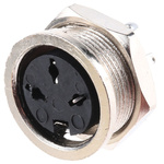 RS PRO 3 Pole Din Socket, 4A, 100 V ac, Female, Panel Mount