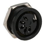 RS PRO 5 Pole Din Socket, 4A, 100 V ac, Female, Panel Mount