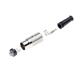 RS PRO 5 Pole Din Plug, 1A, 100 V ac, Male, Cable Mount