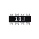 KOA CN Series 10Ω ±5% Isolated Array Resistor, 4 Resistors 0402 (1005M) package Concave SMT