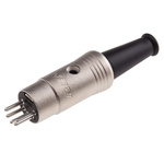 RS PRO 5 Pole Din Plug, Male, Cable Mount