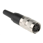 Amphenol Industrial, C 091 A 7 Pole M16 Din Socket, DIN 45329, 4A, 100 V IP40, Screw Lock, Female, Cable Mount