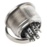 Amphenol Industrial, C 091 A 8 Pole M16 Din Socket, DIN 45326, 4A, 100 V IP40, Screw Lock, Female, Panel Mount