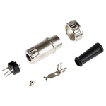 RS PRO 4 Pole Din Plug, 4A, 100 V ac, Bayonet, Male, Cable Mount