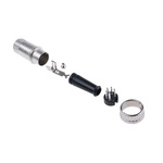 RS PRO 5 Pole Din Plug, 4A, 100 V ac, Bayonet, Male, Cable Mount