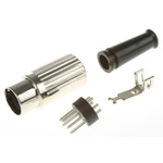 RS PRO 5 Pole Din Plug, 1A, 100 V ac, Male, Cable Mount