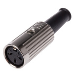 RS PRO 3 Pole Din Socket, 1A, 100 V ac, Push Lock, Female, Cable Mount