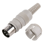 Hirschmann, MAS 5 Pole M16 Din Plug, 4A, 34 V ac/dc IP30, Screw Lock, Male, Cable Mount