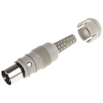 Hirschmann, MAS 5 Pole Din Plug, DIN 41524, 4A, 34 V ac/dc IP30, Screw Lock, Male, Cable Mount