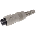 Hirschmann, MAK 3 Pole Din Socket, DIN 41524, 4A, 34 V ac/dc IP30, Screw Lock, Female, Cable Mount
