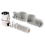 RS PRO 8 Pole Right Angle Din Plug, DIN 45326, 4A, 34 V ac/dc IP30, Male, Cable Mount