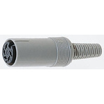 Hirschmann, MAK 4 Pole Miniature Din Socket, 4A, 34 V ac/dc IP30, Female, Cable Mount