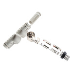 Hirschmann, MAWI 6 Pole Right Angle Din Plug, DIN 45322, 4A, 34 V ac/dc IP30, Male, Cable Mount