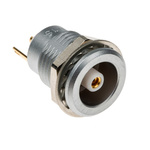 Lemo, 1S 1 Pole Din Socket, 12A, Female, Panel Mount