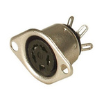 Hirschmann, MAB 4 Pole Din Socket, 4A, 34 V ac/dc IP30, Female, Panel Mount