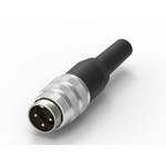 RS PRO 3 Pole Din, 5A, 250 V IP40, Screw Lock, Male, Cable Mount