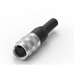 RS PRO 5 Pole Din, 5A, 250 V IP40, Screw Lock, Female, Cable Mount