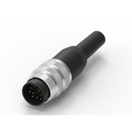 RS PRO 12 Pole Din, 3A, 60 V IP40, Screw Lock, Male, Cable Mount
