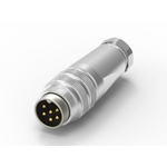 RS PRO 6 Pole M16 Din, 5A, 250 V IP67, Screw Lock, Male, Cable Mount