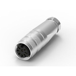 RS PRO 8 Pole M16 Din, 5A, 250 V IP67, Screw Lock, Female, Cable Mount