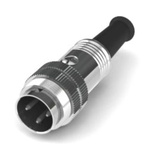 RS PRO 3 Pole M16 Din, 4A, 100 V IP40, Screw Lock, Male, Cable Mount