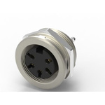 RS PRO 5 Pole Din, 5A, 250 V IP40, Screw Lock, Female, Panel Mount