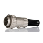RS PRO 3 Pole Din Plug, Twist Lock, Male, Cable Mount