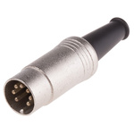 RS PRO 7 Pole Din Plug, Male, Cable Mount