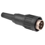 Amphenol Industrial, C 091 B 4 Pole M16 Din Plug, 5A, 300 V ac, Male, Cable Mount