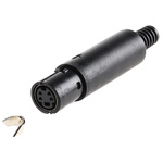 Lumberg 4 Pole Miniature Din Socket, 1A, 100 V ac, Female, Cable Mount