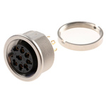 Lumberg 8 Pole Din Socket, DIN EN 60529, 60 V ac IP68, Female, Panel Mount